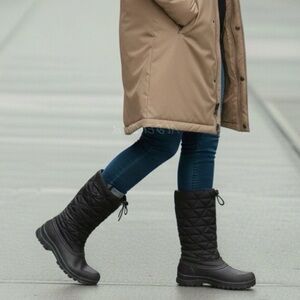 Time and Tru Women’s Black Winter Snow Boots Temperature Rated -5°F Sz 10 | NWT